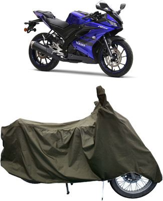 Tricway Two Wheeler Cover for Yamaha(YZF R15 BS6, Green)