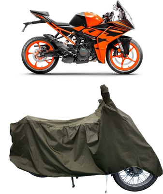 Tricway Two Wheeler Cover for KTM(RC 200, Green)