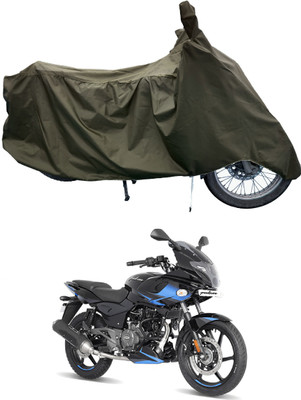 Tricway Two Wheeler Cover for Bajaj(Pulsar 220 BS6, Green)
