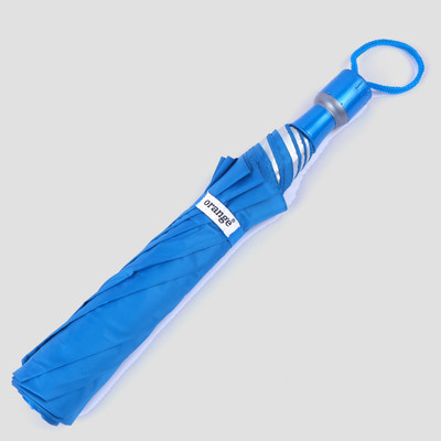ORANGE 2 Fold Monosilver Manual Opening Umbrella(Blue)