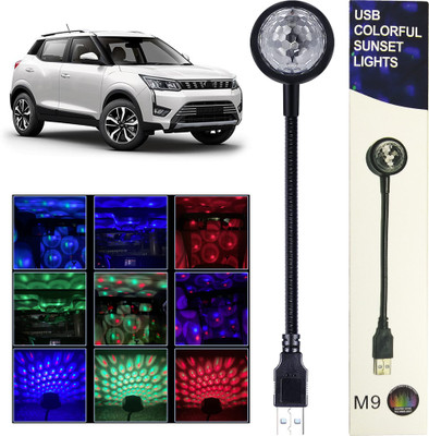 MOOZMOB (V2) Version 360 Degree Flexible Portable 7 Color + 9 Functional Modes USB Disco Projector Led Light for XUV 300 Car SUVs Home Bedroom and More Led Light(Black) MOOZMOB (V2) Version 360 Degree Flexible Portable 7 Color + 9 Functional Modes USB Disco Projector Led Light for XUV 300 Car SUVs Home Bedroom and More Led Light(Black)