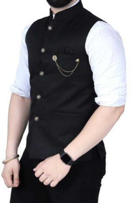 maksud enterprise Solid Men Waistcoat