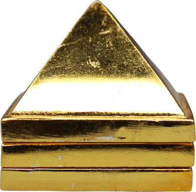 vinayakmoorti Vastu Pyramid For Home Office Positive Vibes Remove Negativity (1.5 Inch) Brass Yantra(Pack of 1)