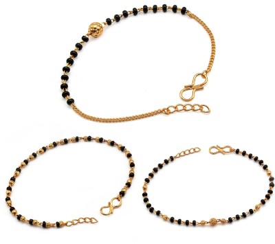 JHB Brass Gold-plated Bracelet(Pack of 3)