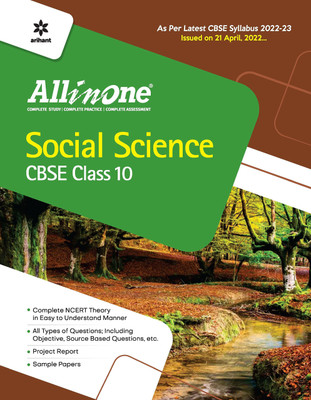 CBSE All In One Social Science Class 10 2022-23 Edition (As Per Latest CBSE Syllabus Issued On 21 April 2022) Paperback – 14 June 2022(Paperback, by Farah Sultan Madhumita Pattrea (Author))