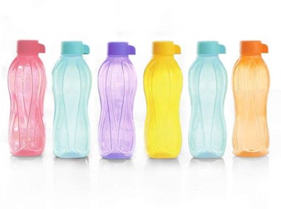 Shopper Ave Tupperware Aquasafe Eco (Colors May Vary) 500 ml Bottle(Pack of 6, Multicolor, Plastic)