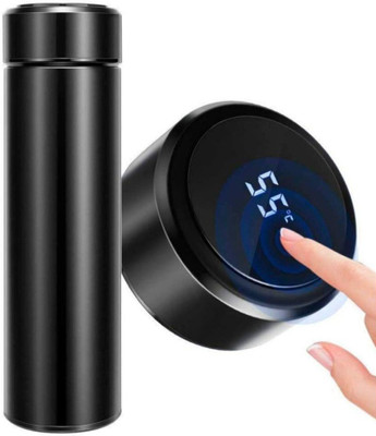 TOYVISION 500 ml Steel Bottle(Pack of 1, Black)