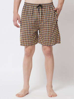 visgo Checkered Men Boxer
