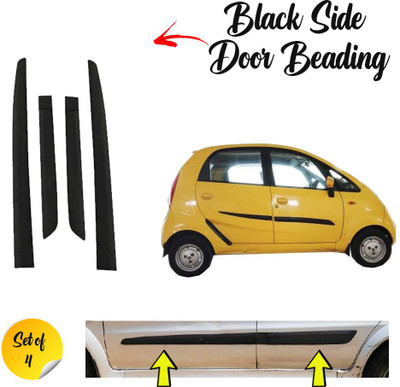 KRISHNA AUTO PREMIUM QUALITY Black Side Car BEEDING Compatible FOR TATA nano Car Beading Roll For Door(5 m)