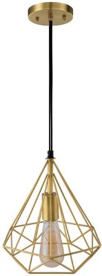 DENICRAAS Antique Gold Metal single Light Cluster Hanging Lights Pendants Ceiling Lamp(Gold)