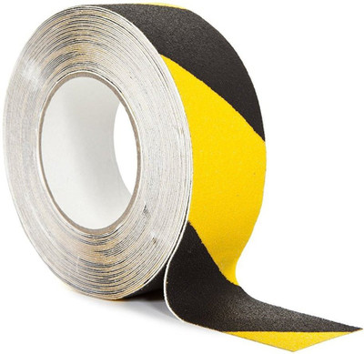 lexso Anti skid single sided Handheld Tape (Manual)(Set of 1, Yellow,Black)
