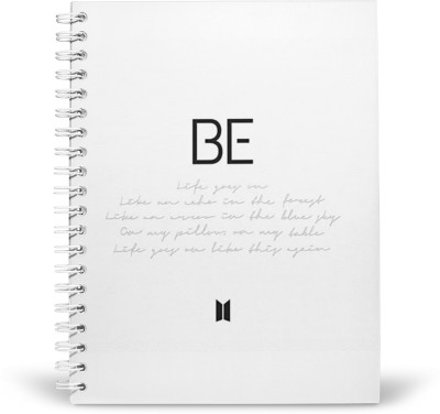 PurpleBees BTS Special BE Album A5 Diary Unruled 160 Pages(White)