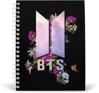 PurpleBees BTS Special A5 Diary Unruled 160 Pages(White)