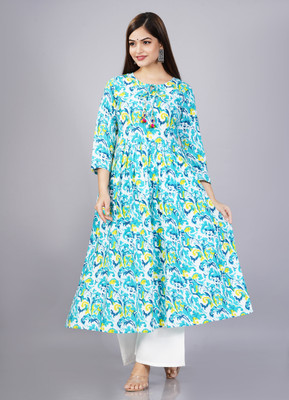 Bhawanaprint Women Kurta Palazzo Set