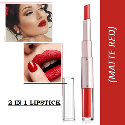 winry MATTE FINISH 2 IN 1 RED CRAYON AND LIQUID LIPSTICK -10g(RED, 10 g)