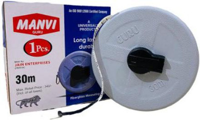 manvi GURU 30Mtr Manual Measuring Tape Measurement Tape(17 cm)
