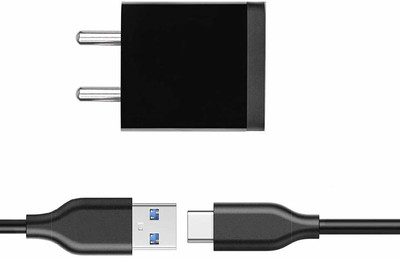 Webilla Wall Charger Accessory Combo for Realme 8i(Black)