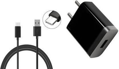 Setster Wall Charger Accessory Combo for All Smart Phone(Black)