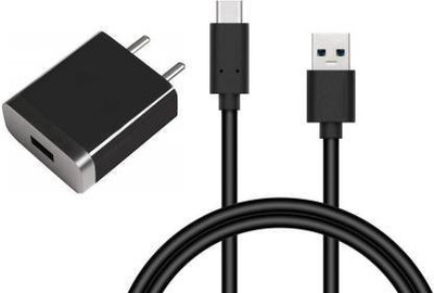 Webilla Wall Charger Accessory Combo for Samsung Galaxy M12(Black)