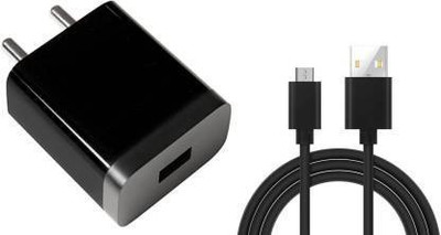 Wrapo Wall Charger Accessory Combo for All Smart Phone(Black)