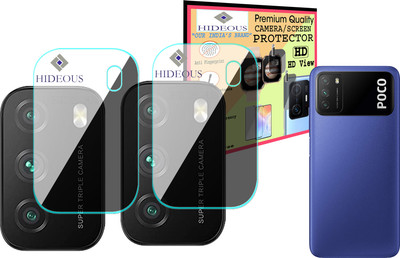 HIDEOUS Back Camera Lens Glass Protector for Poco M3(Pack of: 2)
