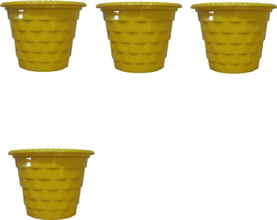 HOIVA Plant Container Set(Pack of 4, Plastic)