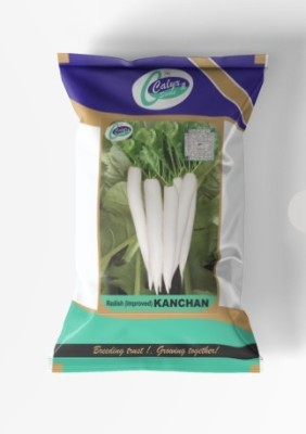 CALYXSEEDS : KANCHAN, IMPROVED RADISH, IMPROVED MOOLI, RADISH PALAK PATTA, PALAK PATTA MOOLI Seed(500 g)