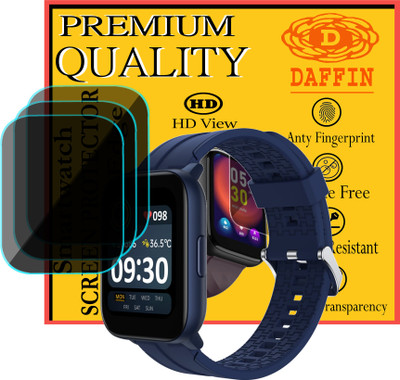 daffin Screen Guard for Realme TechLife Watch SZ100(Pack of 3)