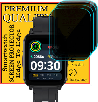 daffin Screen Guard for Realme TechLife Watch SZ100(Pack of 4)