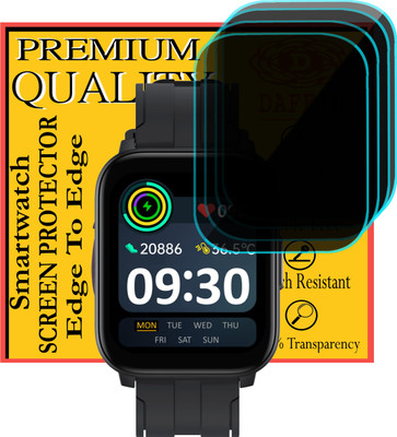 daffin Screen Guard for Realme TechLife Watch SZ100(Pack of 4)