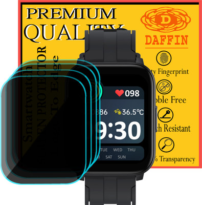 daffin Screen Guard for Realme TechLife Watch SZ100(Pack of 4)