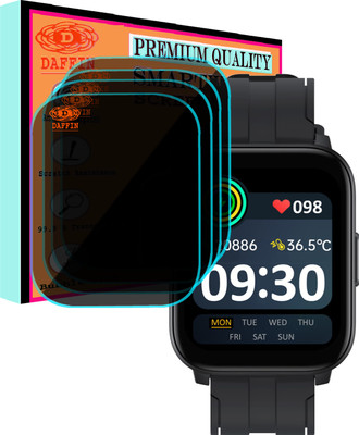 daffin Screen Guard for Realme TechLife Watch SZ100(Pack of 4)
