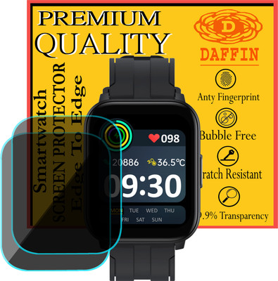 daffin Screen Guard for Realme TechLife Watch SZ100(Pack of 2)