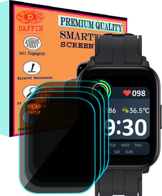 daffin Screen Guard for Realme TechLife Watch SZ100(Pack of 4)
