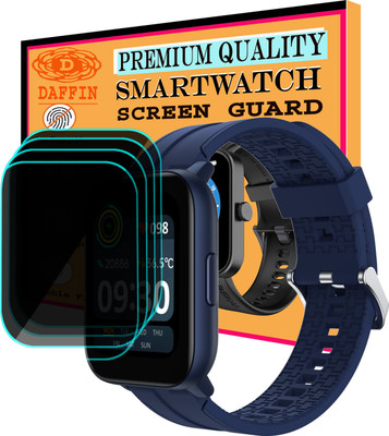 daffin Screen Guard for Realme TechLife Watch SZ100(Pack of 4)