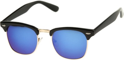 Ultimate Creation Round Sunglasses(For Men & Women, Blue)