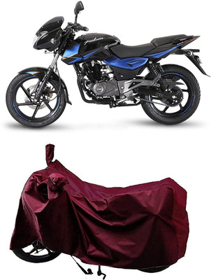 KEDIT Waterproof Two Wheeler Cover for Bajaj(Pulsar 150 DTS-i, Maroon)