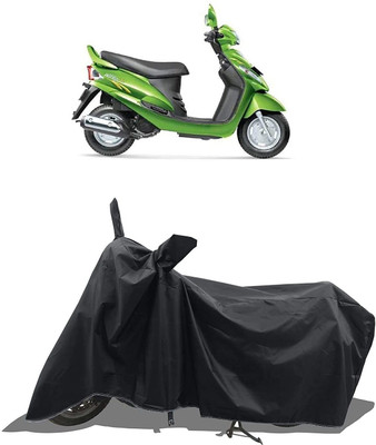 KEDIT Two Wheeler Cover for Mahindra(Rodeo, Black)