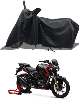 KEDIT Two Wheeler Cover for TVS(Victor GLX, Black)