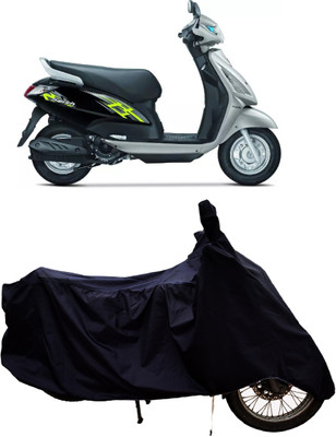 Tricway Two Wheeler Cover for Suzuki(Swish 125, Black)