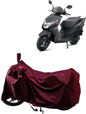 KEDIT Two Wheeler Cover for Honda(Dio, Maroon)