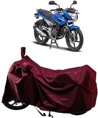 KEDIT Waterproof Two Wheeler Cover for Bajaj(XCD 135, Maroon)