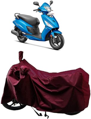 KEDIT Two Wheeler Cover for Hero(Maestro Edge 125, Maroon)