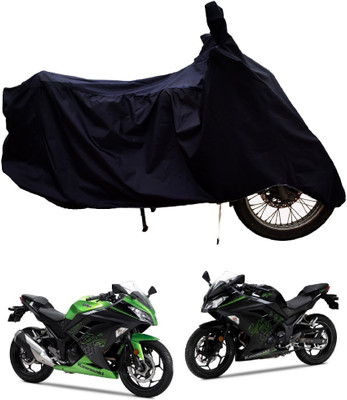 Tricway Two Wheeler Cover for Kawasaki(Ninja 300 BS6, Black)