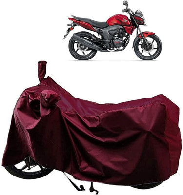 KEDIT Waterproof Two Wheeler Cover for Honda(CB Trigger, Maroon)