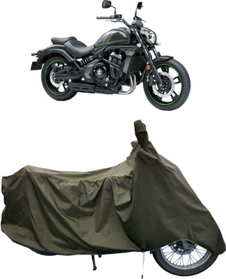 Tricway Two Wheeler Cover for Kawasaki(Vulcan S, Green)