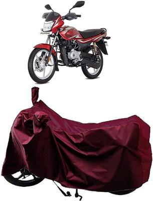 KEDIT Two Wheeler Cover for Bajaj(Platina 100 DTS-i, Maroon)