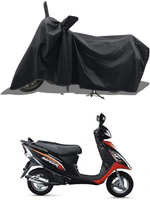 KEDIT Two Wheeler Cover for TVS(Streek, Black)