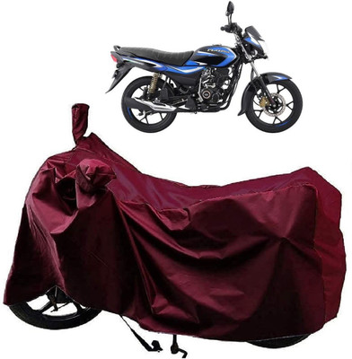 KEDIT Two Wheeler Cover for Bajaj(Platina 110 H-Gear, Maroon)