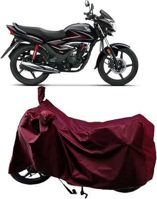 KEDIT Waterproof Two Wheeler Cover for Honda(Shine, Maroon)